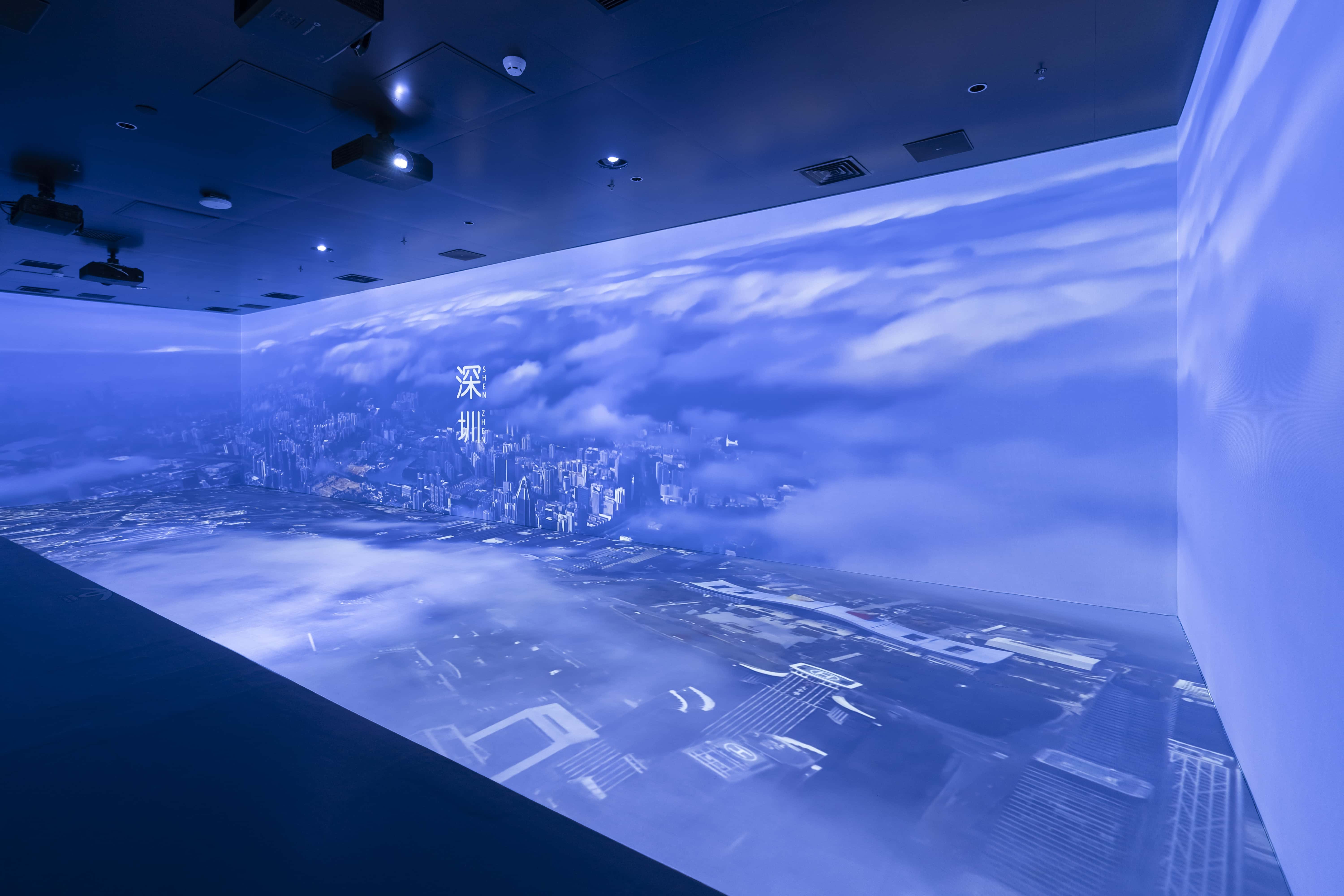 As the grille screen slowly opens，the audience will enter the interior of the device and experience an immersive corporate impression interpretation.